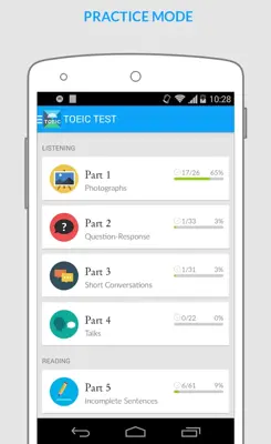 ToeicTest android App screenshot 6